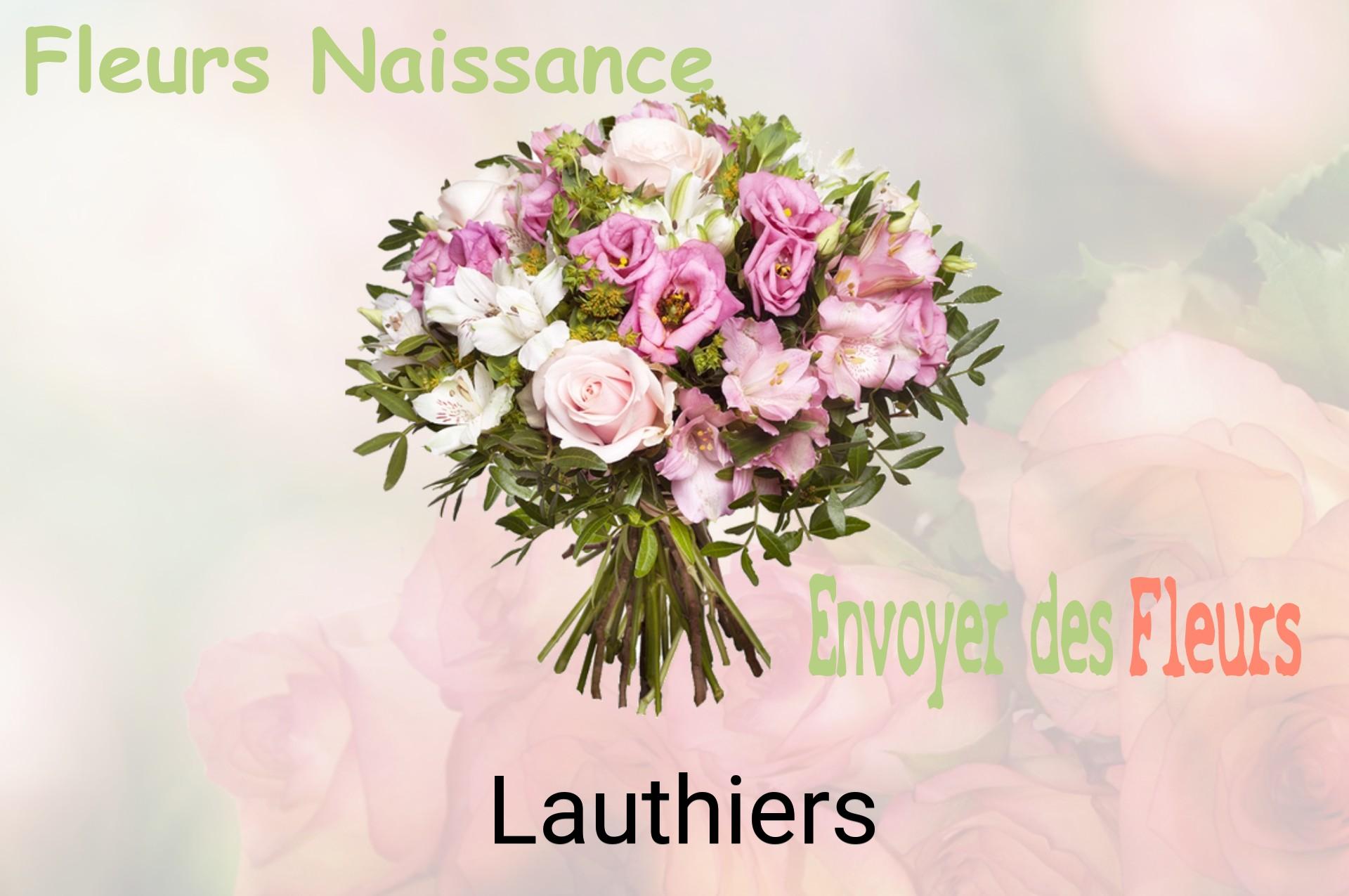 Bouquet de fleurs de naissance livré à Lauthiers